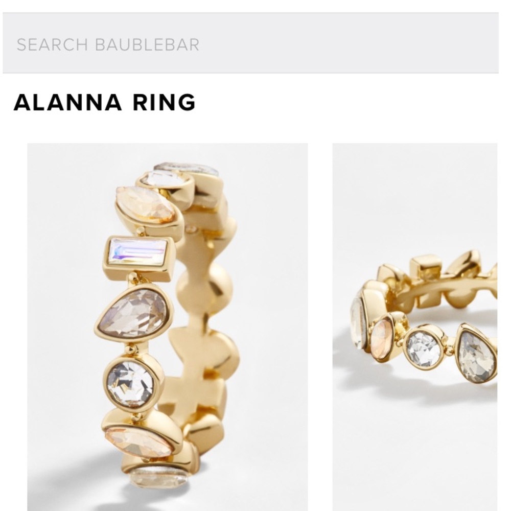 Brand new BaubleBar Alanna Ring